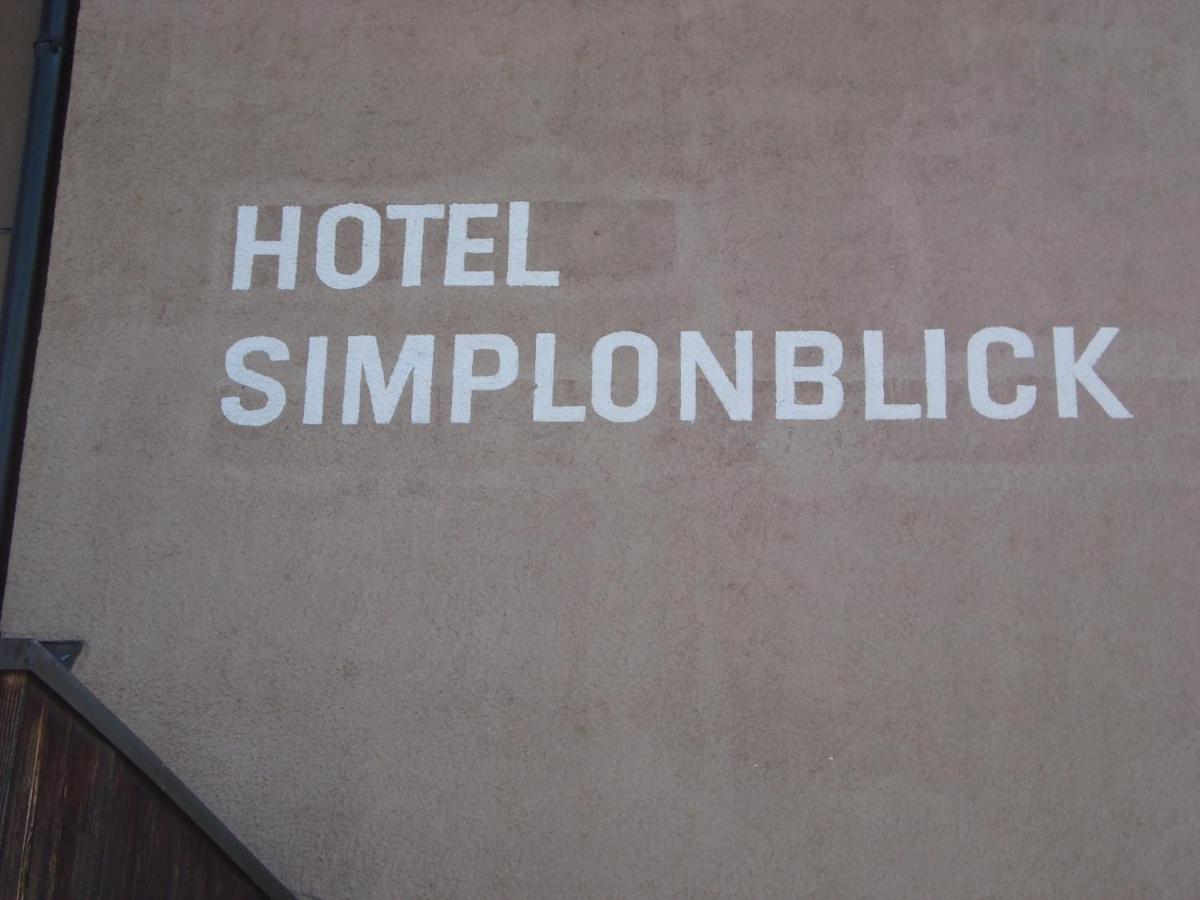 Hotel Simplon-Blick Extérieur photo
